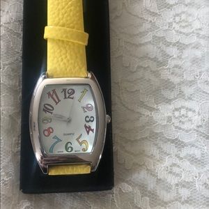 Yellow Quartz Watch